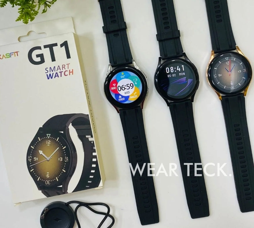 GT1 Round Dial Bluetooth Calling Smart Watch -